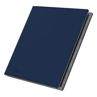 Blaues Ultimate Guard Portfolio 480 mit XenoSkin-Einband, 24-Pocket, für Sammelkarten.