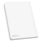 Weiße Ultimate Guard Zipfolio 320 Kartenmappe mit XenoSkin-Einband und Reißverschluss, 16-Pocket Design.