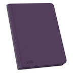 Ultimate Guard Zipfolio 320, violette Kartenmappe mit XenoSkin-Einband, 16-Pocket, geschlossen.
