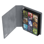 Ultimate Guard Collector's Album XenoSkin Grau, 3-Ringordner, offen mit Sammelkarten, verstärkte D-Ringe, beschreibbares I...