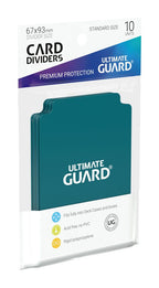 Ultimate Guard Kartentrenner, Standardgröße, petrolblau, 10 Stück, beschreibbar, säurefrei, Polypropylen, für Kartenboxen.