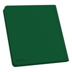 Grüne Ultimate Guard Zipfolio 480 Kartenmappe mit XenoSkin-Einband und Reißverschluss, 24-Pocket Design.