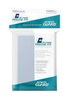 Ultimate Guard Precise-Fit Sleeves, 100 Stück, transparent, seitlich ladend, für Karten, ideal für Magic und Pokémon.