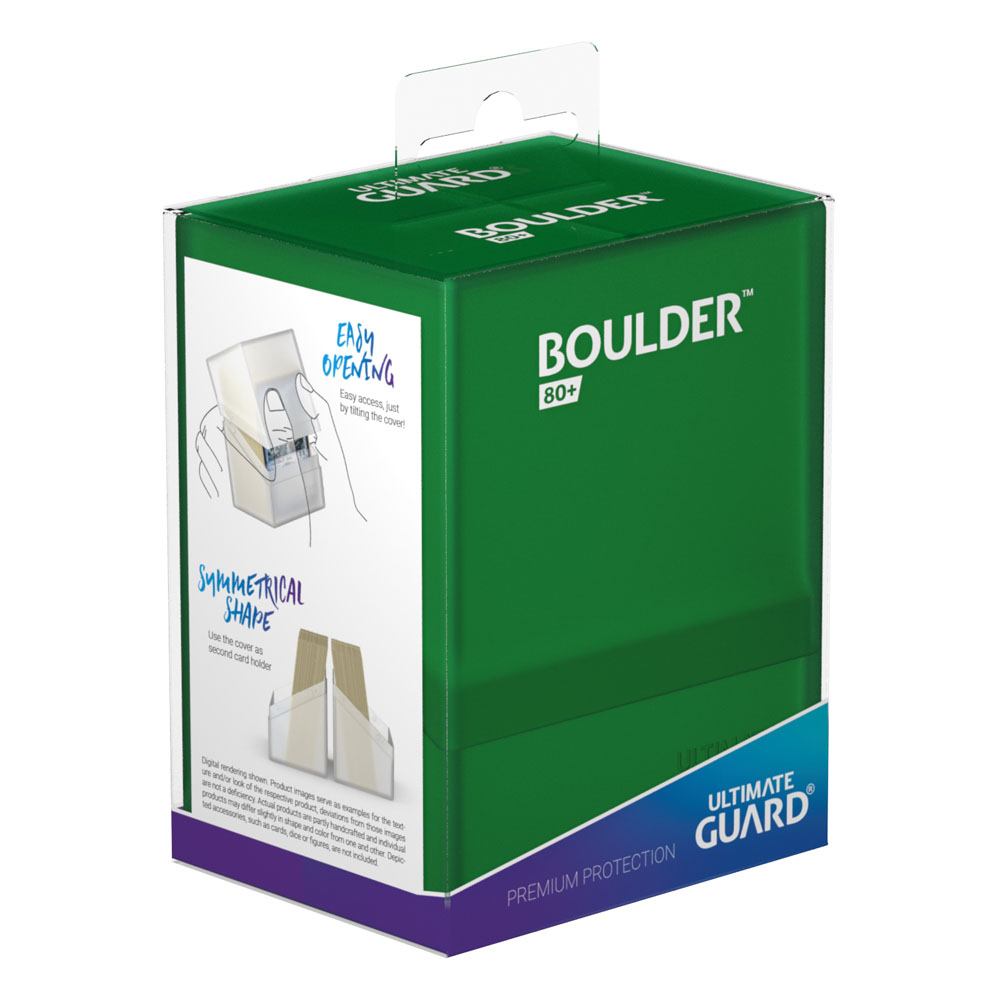 Ultimate Guard Boulder Deck Case 80+ Standardgröße Emerald