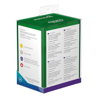 Ultimate Guard Boulder Deck Case 80+ Standardgröße Emerald