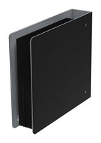 Schwarzer 3-Ringordner Ultimate Guard Supreme mit XenoSkin-Einband für QuadRow Pocket Pages.