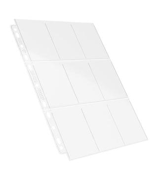 Ultimate Guard 9-Pocket Pages, 11-Lochung, 100 Stück, transparent, für Sammelkarten.