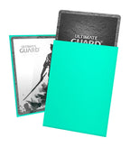Ultimate Guard Katana Sleeves in Türkis, Standardgröße, 100 Stück, schützen Karten, strapazierfähig, blickdicht.
