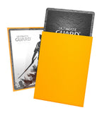 Gelbe Ultimate Guard Katana Sleeves, Standardgröße, schützend und strapazierfähig, für Karten, 100 Stück.