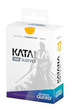 Ultimate Guard Katana Sleeves, 100 Stück, Gelb, Standardgröße, Premium-Kartenschutz.