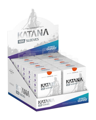 Ultimate Guard Katana Sleeves Orange, 100er Packung, Standardgröße, Displaybox.