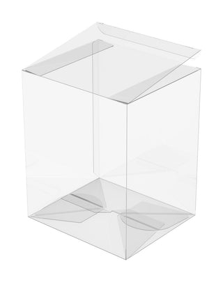 Transparente Ultimate Guard Schutzhülle für Funko POP!™ Figuren, aus klarem PET, in Karton-Display, 40 Stück.