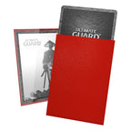 Rote Ultimate Guard Katana Sleeves, japanische Größe, für Kartenschutz.