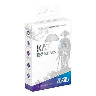 Ultimate Guard Katana Sleeves Japanische Größe Weiß, 60er Packung, Kartenhüllen für optimalen Schutz.