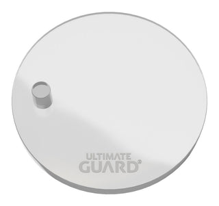 Transparenter Ultimate Guard Standfuß für Actionfiguren, runde Basis mit Peg, 20 Stück.
