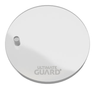 Transparenter Standfuß für Actionfiguren von Ultimate Guard, rund mit kleinem Peg, 20 Stück.