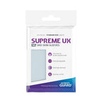 Ultimate Guard Supreme UX 3rd Skin Sleeves, 50 transparente Hüllen für Standardkarten, Verpackungsvorderseite.