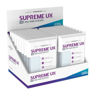 Ultimate Guard Supreme UX 3rd Skin Sleeves, 50er Pack, transparent, für Sammelkarten, Standardgröße.