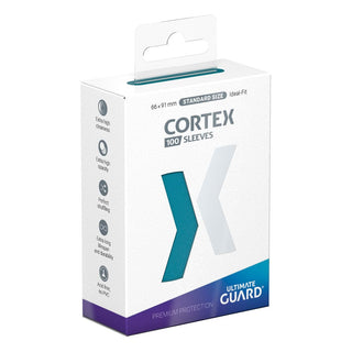 Ultimate Guard Cortex Sleeves, 100 Stück, Standardgröße, petrolblau, Verpackung.