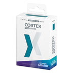 Verpackung der Ultimate Guard Cortex Sleeves in Petrolblau, 100 Stück, Standardgröße.