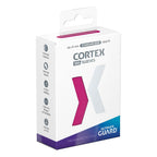 Ultimate Guard Cortex Sleeves Standardgröße Pink, 100 Stück, Verpackung mit Logo und Details.