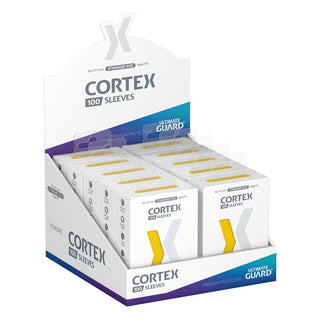 Ultimate Guard Cortex Sleeves Standardgröße Gelb, 100 Stück, in Displaybox.