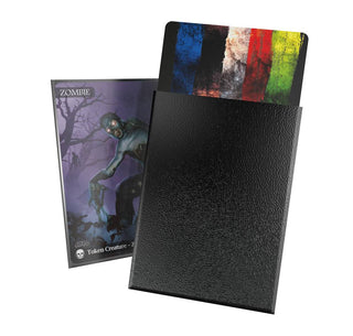 Ultimate Guard Cortex Sleeves, matt-schwarz, für TCG-Karten, mit Zombie-Design, 100er Pack.