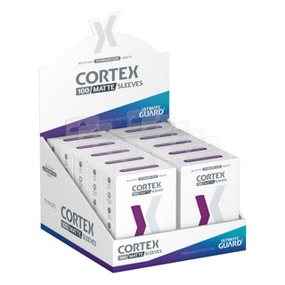 Ultimate Guard Cortex Sleeves, 100er Pack, matt-violett, Standardgröße, in Displaybox.