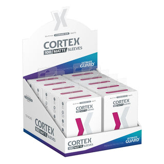 Ultimate Guard Cortex Sleeves Matte Pink, 100er Packung, Standardgröße, in Displaybox.