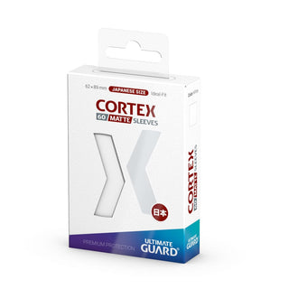 Ultimate Guard Cortex Sleeves, japanische Größe, matt-weiß, 60 Stück, in Verpackung.