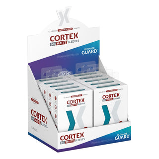 Ultimate Guard Cortex Sleeves Japanese Size Matte Petrol, 60er-Packung, Display-Box.