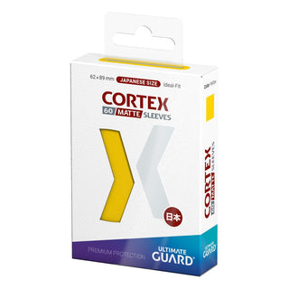 Ultimate Guard Cortex Sleeves Japanische Größe Matte Yellow, 60er Packung.