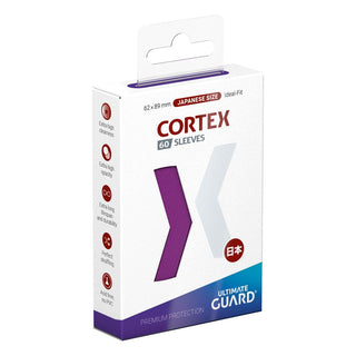 Verpackung der Ultimate Guard Cortex Sleeves, Japanische Größe, lila, 60 Stück.