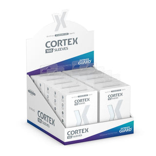 Ultimate Guard Cortex Sleeves Standardgröße Transparent, 100er Packung, in Displaybox.