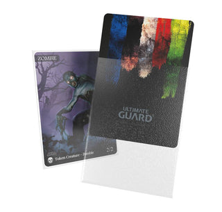 Ultimate Guard Cortex Sleeves, matt-transparent, Standardgröße, zeigt eine Zombie-Spielkarte in Schutzhülle.