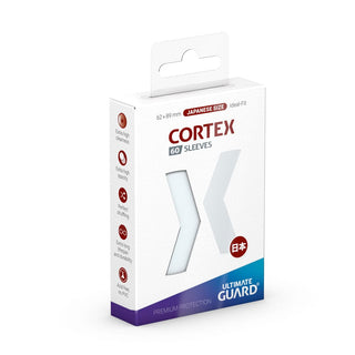 Verpackung der Ultimate Guard Cortex Sleeves, japanische Größe, transparent, 60 Stück.
