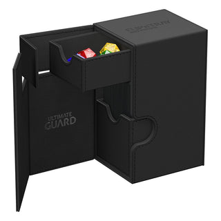 Ultimate Guard Flip`n`Tray 80+ XenoSkin Monocolor Schwarz