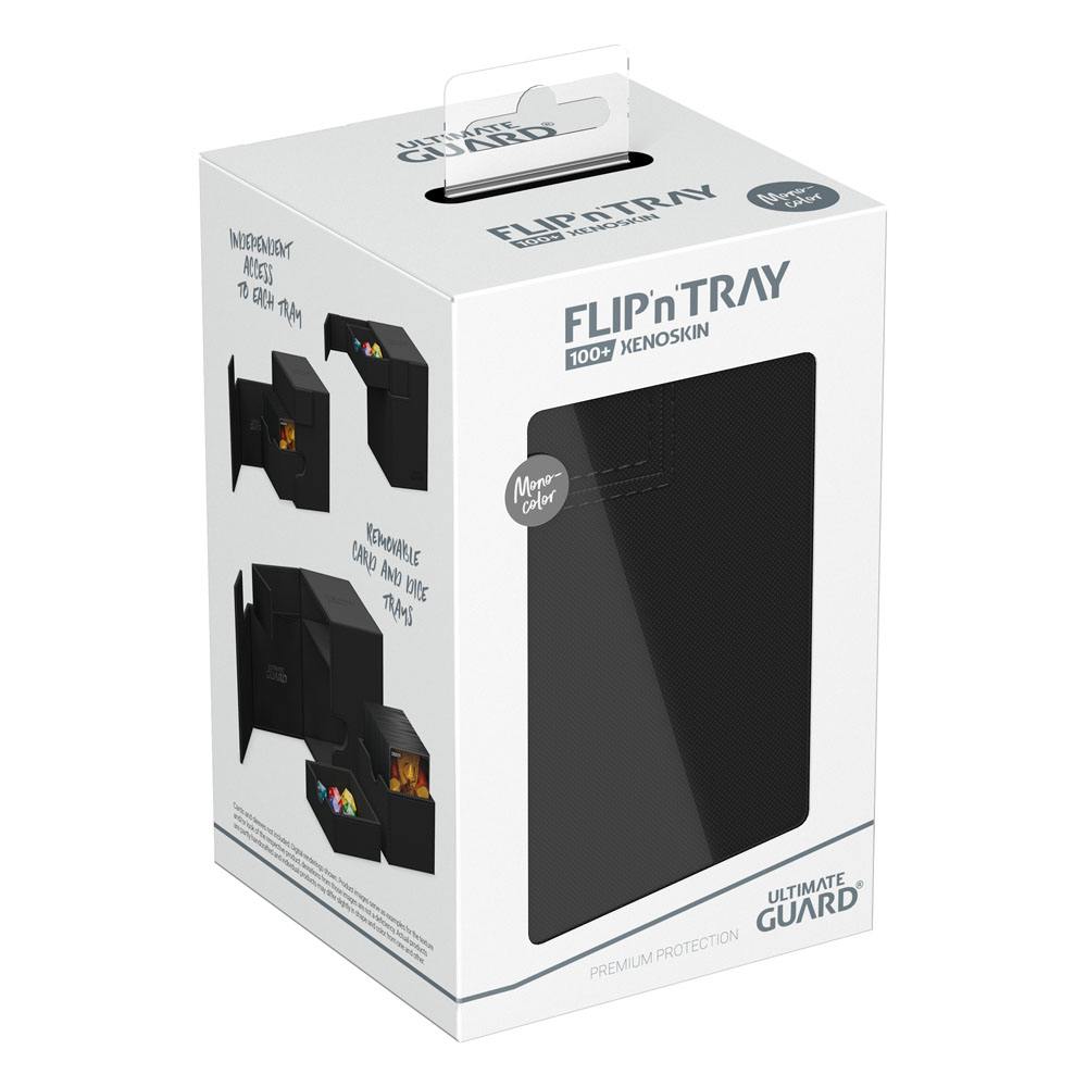 Ultimate Guard Flip`n`Tray 100+ XenoSkin Monocolor Schwarz
