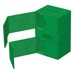 Ultimate Guard Twin Flip`n`Tray 160+ XenoSkin Monocolor Grün