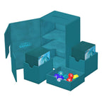 Ultimate Guard Twin Flip`n`Tray 160+ XenoSkin Monocolor Petrolblau