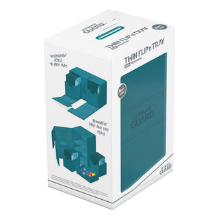 Ultimate Guard Twin Flip`n`Tray 160+ XenoSkin Monocolor Petrolblau