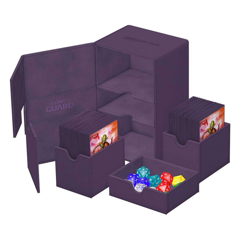 Ultimate Guard Twin Flip`n`Tray 160+ XenoSkin Monocolor Violett
