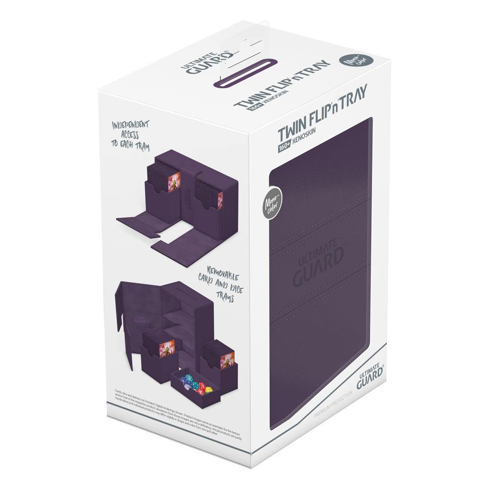 Ultimate Guard Twin Flip`n`Tray 160+ XenoSkin Monocolor Violett