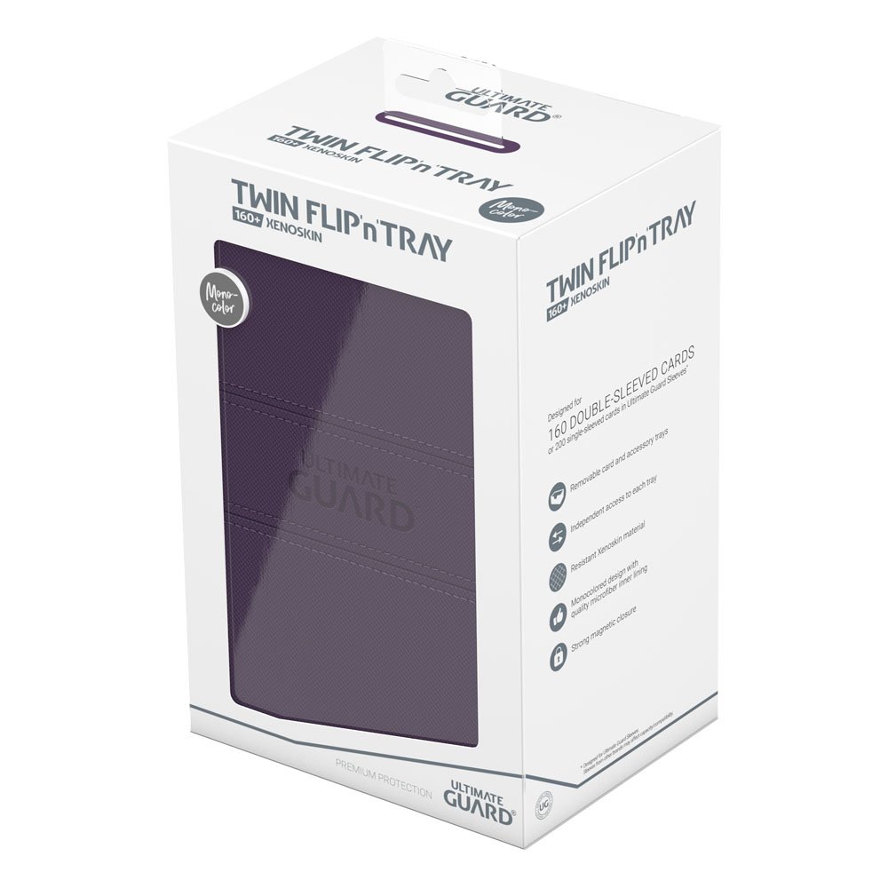 Ultimate Guard Twin Flip`n`Tray 160+ XenoSkin Monocolor Violett