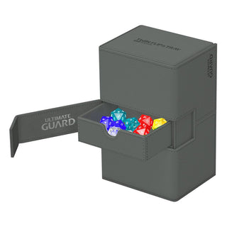 Ultimate Guard Twin Flip`n`Tray 160+ XenoSkin Monocolor Grau
