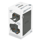 Ultimate Guard Twin Flip`n`Tray 160+ XenoSkin Monocolor Grau