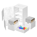 Ultimate Guard Twin Flip`n`Tray 200+ XenoSkin Monocolor Weiß