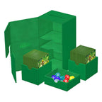 Ultimate Guard Twin Flip`n`Tray 200+ XenoSkin Monocolor Grün