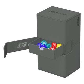 Ultimate Guard Twin Flip`n`Tray 200+ XenoSkin Monocolor Grau