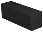 Schwarze Ultimate Guard Arkhive 400+ XenoSkin Box zur Kartenaufbewahrung.